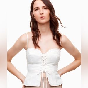 Aritzia Wilfred Black Loiret Corset